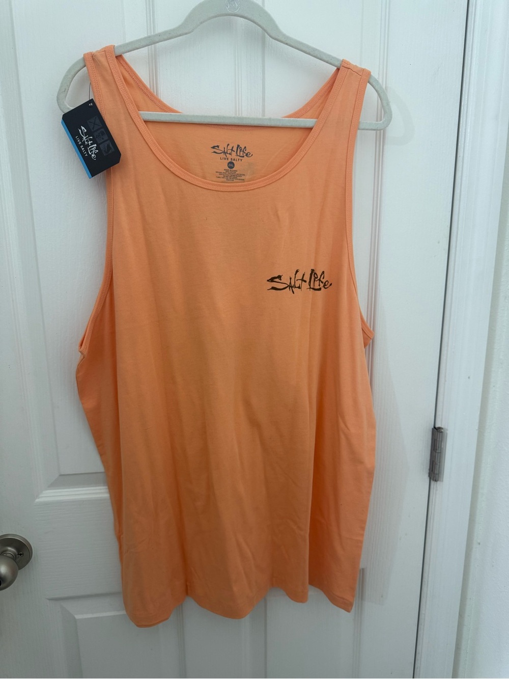 Salt Life Peach/Grapefruit Scoop Neck Women’s Tank. Size 2X.